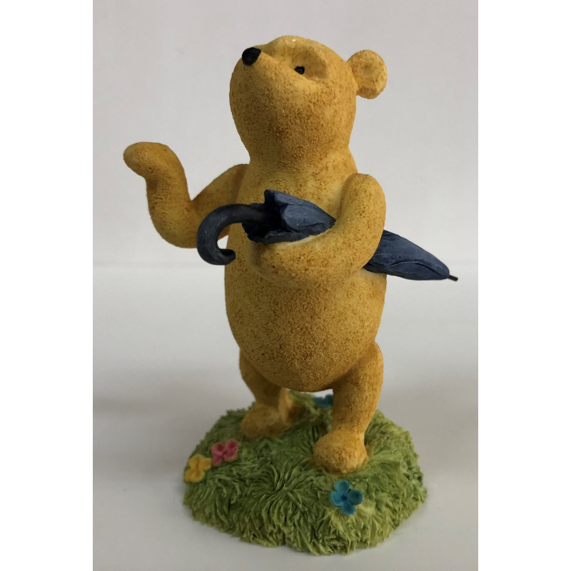 Border Fine Arts Figurine Winnie The Pooh with Umbrella Model A2390 with Box